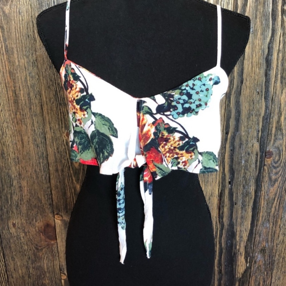 Floral crop top